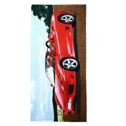Summer Microfiber Printed Beach Towels, Various Designs